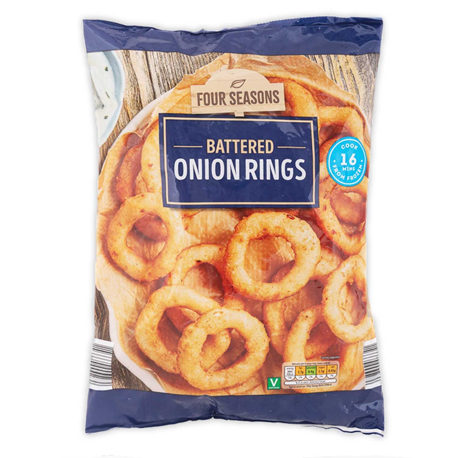 Battered Onion Rings 750g Four Seasons